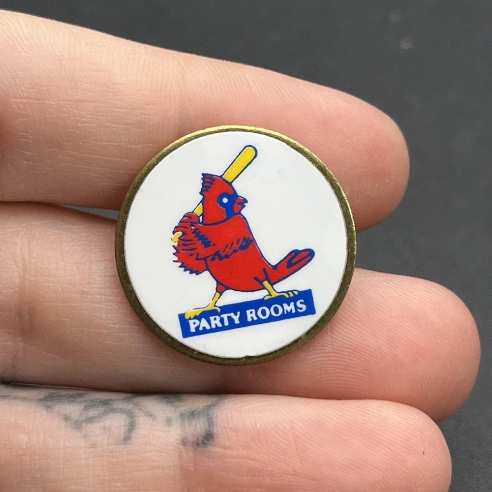 Vintage St. Louis Cardinals‎ Party Room Lapel Hat Pin